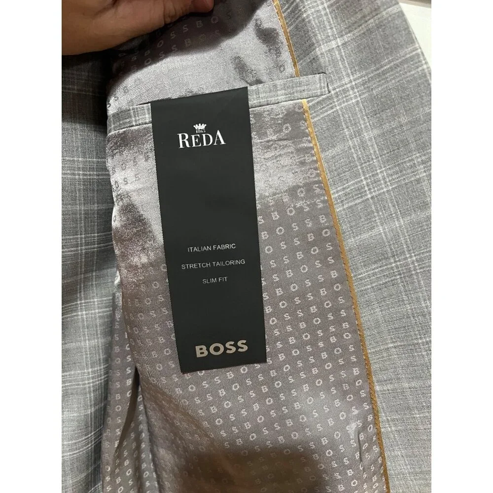 Hugo Boss‎ Italian Wool Gray 2-Piece Suit - NWT Size 46R MSRP $795
